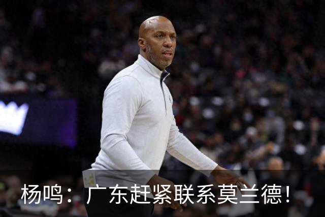 杨鸣：广东赶紧联系莫兰德！